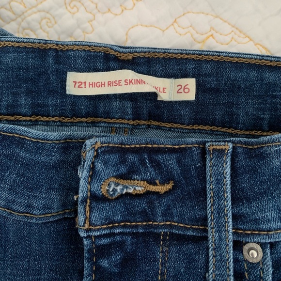 LEVIS 721 high rise skinny - Picture 6 of 7
